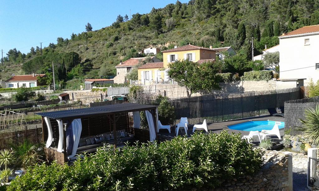 Au Paradis Cathare Fraissé-des-Corbières Buitenkant foto